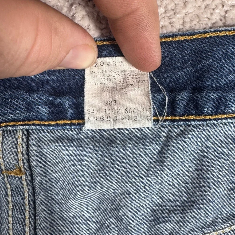 Levis 505 Regular Straight Leg Jeans Mens 40x32‎ Medium Wash Blue Denim 505-0216